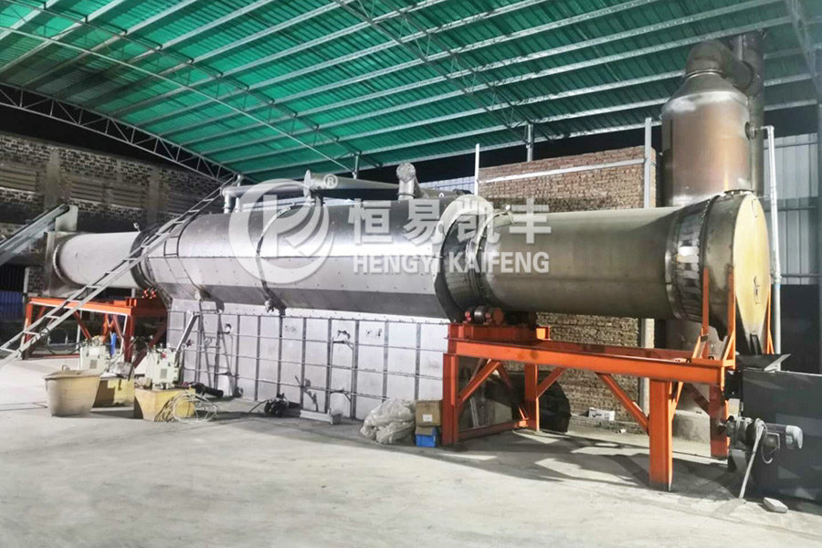 Rotary carbonization furnace